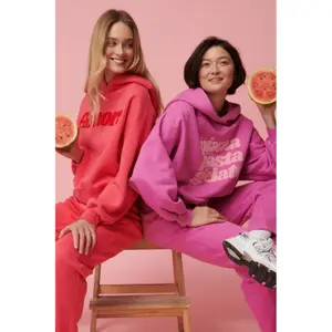 Women's hooded sweatshirt She is Sunday Pizza Pasta Gelato image-5