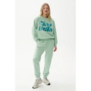 Sweatshirt woman She is Sunday Ciao Bella image-1
