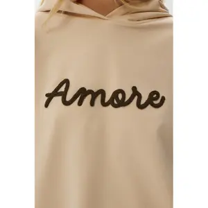 Women's hooded sweatshirt She is Sunday Amore image-4