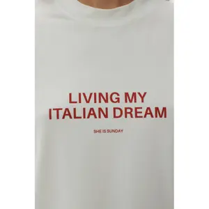 Women's T-shirt She is Sunday Italian Dream image-6