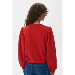Sweatshirt woman She is Sunday Rosso Amore image-2