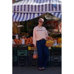Sweatshirt woman She is Sunday Amore image-1