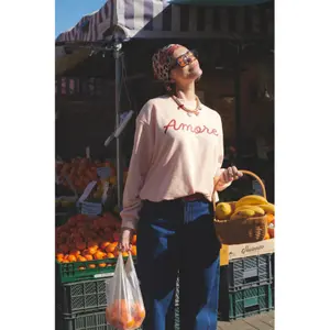 Sweatshirt woman She is Sunday Amore image-2