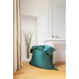Woven pouf Shelto Sceno image-1