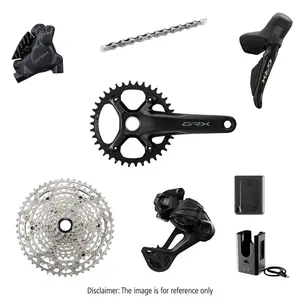 Ολοκληρωμένη ομάδα Shimano GRX 710 Di2 12V 40T