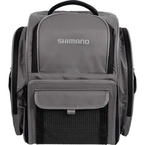 Mittelgroßer Rucksack und Angelbox Shimano