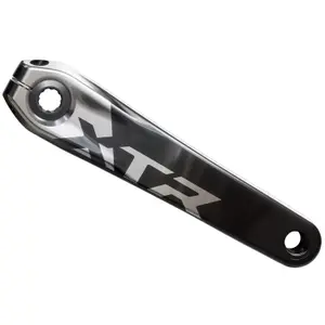 Linke Kurbel mit Schutzaufkleber Shimano