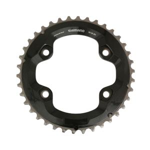 Double external MTB chainring origine Shimano 4BRA XT M8000 11V. image-1