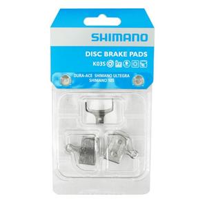 Par de pastilhas de travão para bicicletas de estrada-gravel- bicicletas de montanha Shimano Shimano Xtr M9100 - Dura-Ace R9170 - Ultegra R8070 -105 R7070 - Tiagra R4770, Rs e Rx gama Resin (Shimano) -K05S - Anteriormente K03S image-1