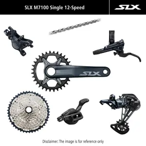 Pédalier mono Shimano SLX M7100 12V