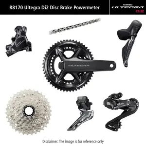Grupo completo de bicicletas Shimano Ultegra DI2 R8170P 172,5 mm, 11-34T image-0