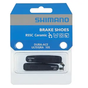 Patins de frein R55C et boulons de fixation pour jante céramique Shimano (x2) image-1