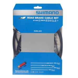Polymer coated brake cable sets Shimano BC-9000 image-1