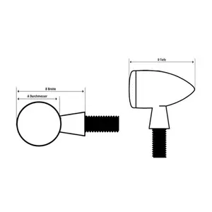 Motorcycle LED Turn Signal Shinyo image-2