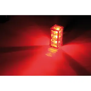 Cube-V Motorcycle Rear Light with 3 CMS for Installation Shinyo image-1