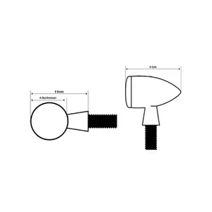 Motorcycle tail light Shinyo image-4