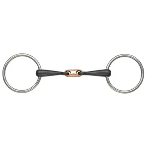 Doppelt gebrochenes Gebiss für Pferde Shires Equestrian image-0
