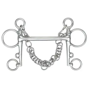 Mors pelham dritto per cavallo Shires image-0