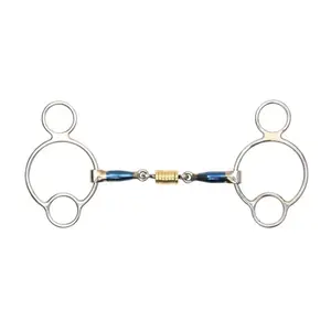 Pferde-Hackamore mit Rollenkopfstück Shires Equestrian image-0