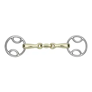 Zügel für Pferde aus Messinglegierung mit Rautenmuster Shires Equestrian image-0