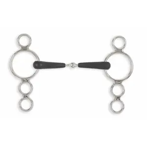 3- oder 4-Ring-Gebiss für Pferde Shires Dutch image-0