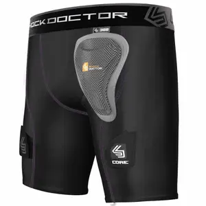 Compression shorts with pelvic protector woman Shock Doctor Core image-0