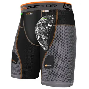 Compression shorts with hard shell Shock Doctor AirCore Ultra PowerStride image-0
