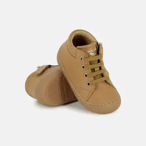 Baby Trainers Shoo Pom Plum Lace image-2