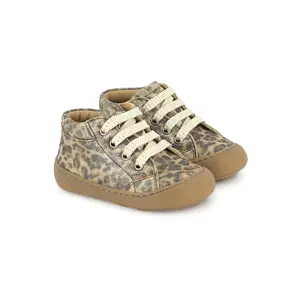 Baby Trainers Shoo Pom Plum Lace image-1