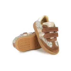 Velvet-Glitter Baby Trainers Shoo Pom Yuzu Lo Scratch image-3