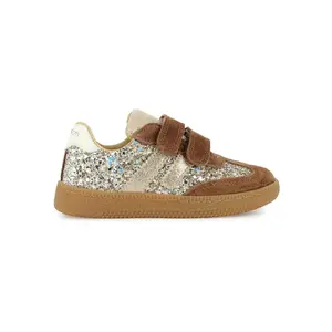 Velvet-Glitter Baby Trainers Shoo Pom Yuzu Lo Scratch image-0