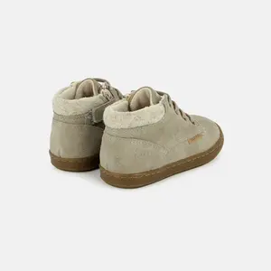 Baby leather booties Shoo Pom Bouba Desert Fur image-3