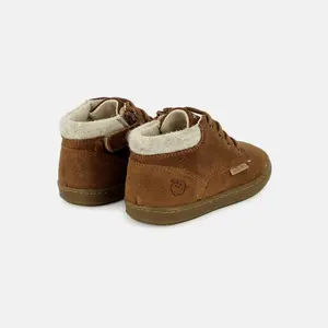 Leather ankle boots for baby boys Shoo Pom Bouba Desert Fur image-3