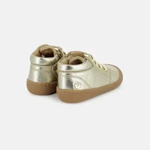 Baby Trainers Shoo Pom Plum Lace image-3