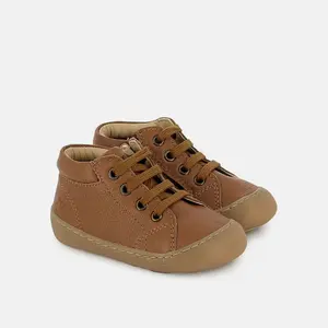 Baby Trainers Shoo Pom Plum Lace image-1