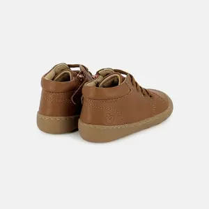 Baby Trainers Shoo Pom Plum Lace image-3