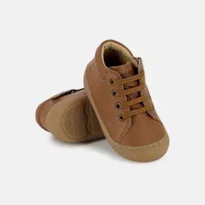 Baby Trainers Shoo Pom Plum Lace image-2