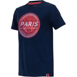 maglietta bambino paris saint germain logo ologramma image-0