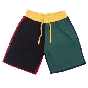 Short Mitchell & Ness colorblocked fleece image-0