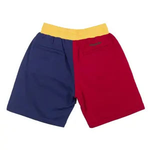 Short Mitchell & Ness colorblocked fleece image-1