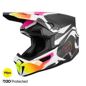 Casque moto cross Shot Race Gear Lite image-1
