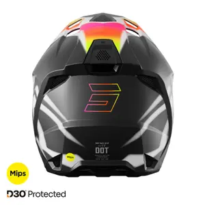 Casque moto cross Shot Race Gear Lite image-3