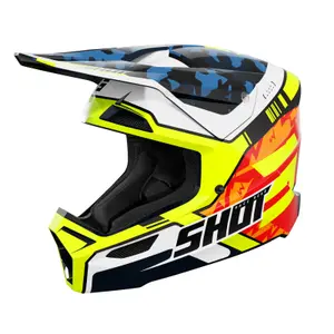 Casque moto cross enfant Shot Race Gear Furious image-0