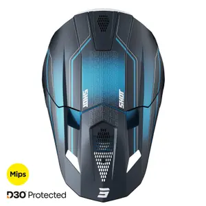 Casque moto intégral Shot Race Gear Lite Challenger image-1