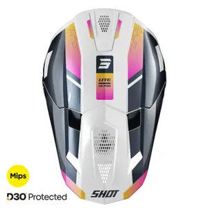 Casque moto intégral Shot Race Gear Lite Ultra image-1