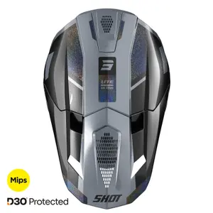 Casque moto intégral Shot Race Gear Lite Ultra image-1