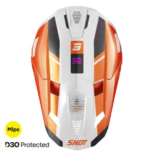 Casco integral de moto Shot Race Gear Lite Ultra image-1