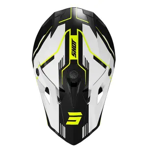 Visière casque de moto cross enfant Shot Race Gear Pulse Lines image-1