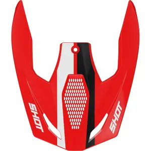 Motorcycle helmet visor Shot Race Iron image-0