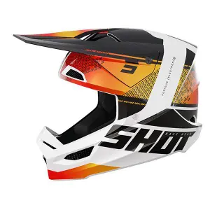 Casco da moto Shot Race Gear Furious Electron